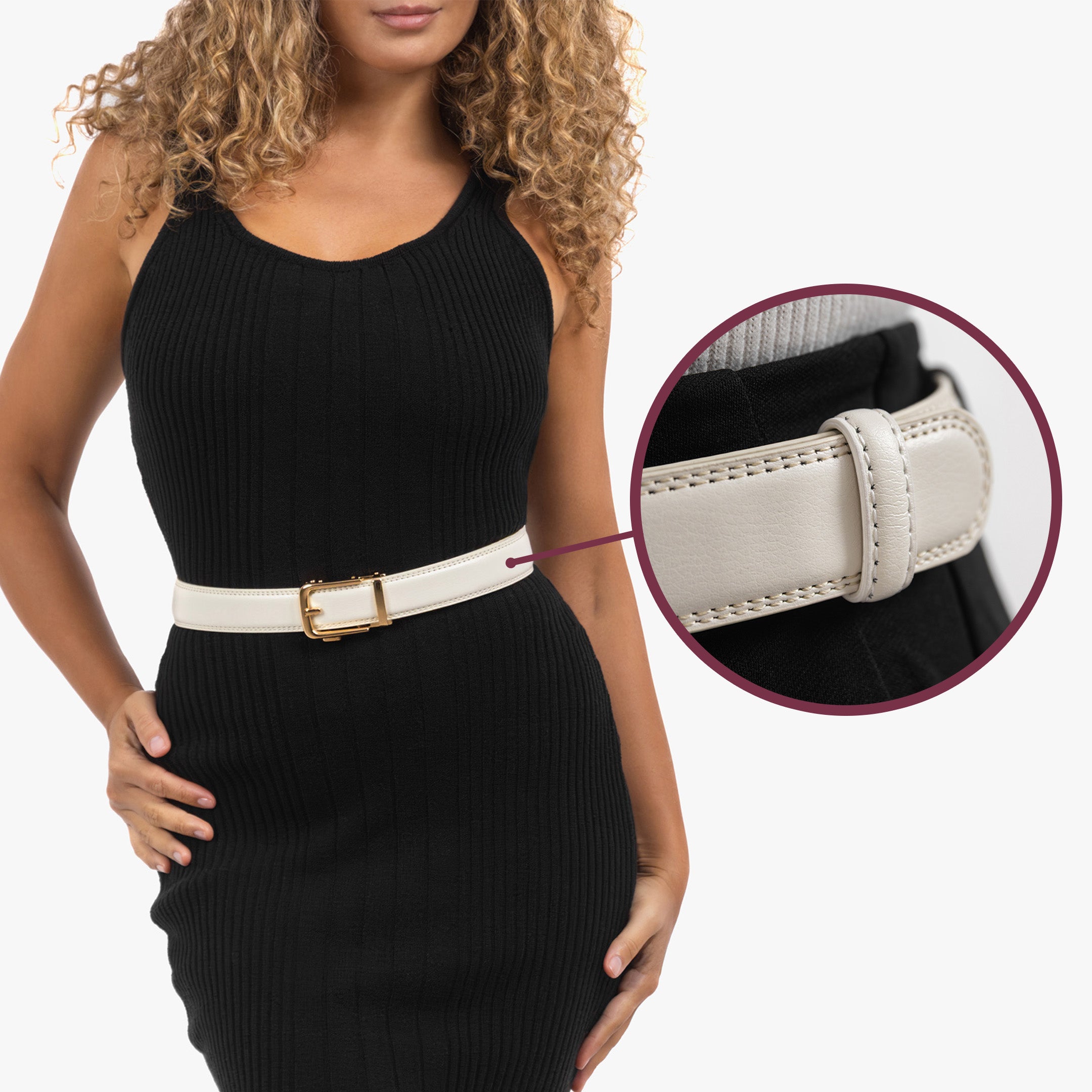 Classic Belt - Bianca (vegan)