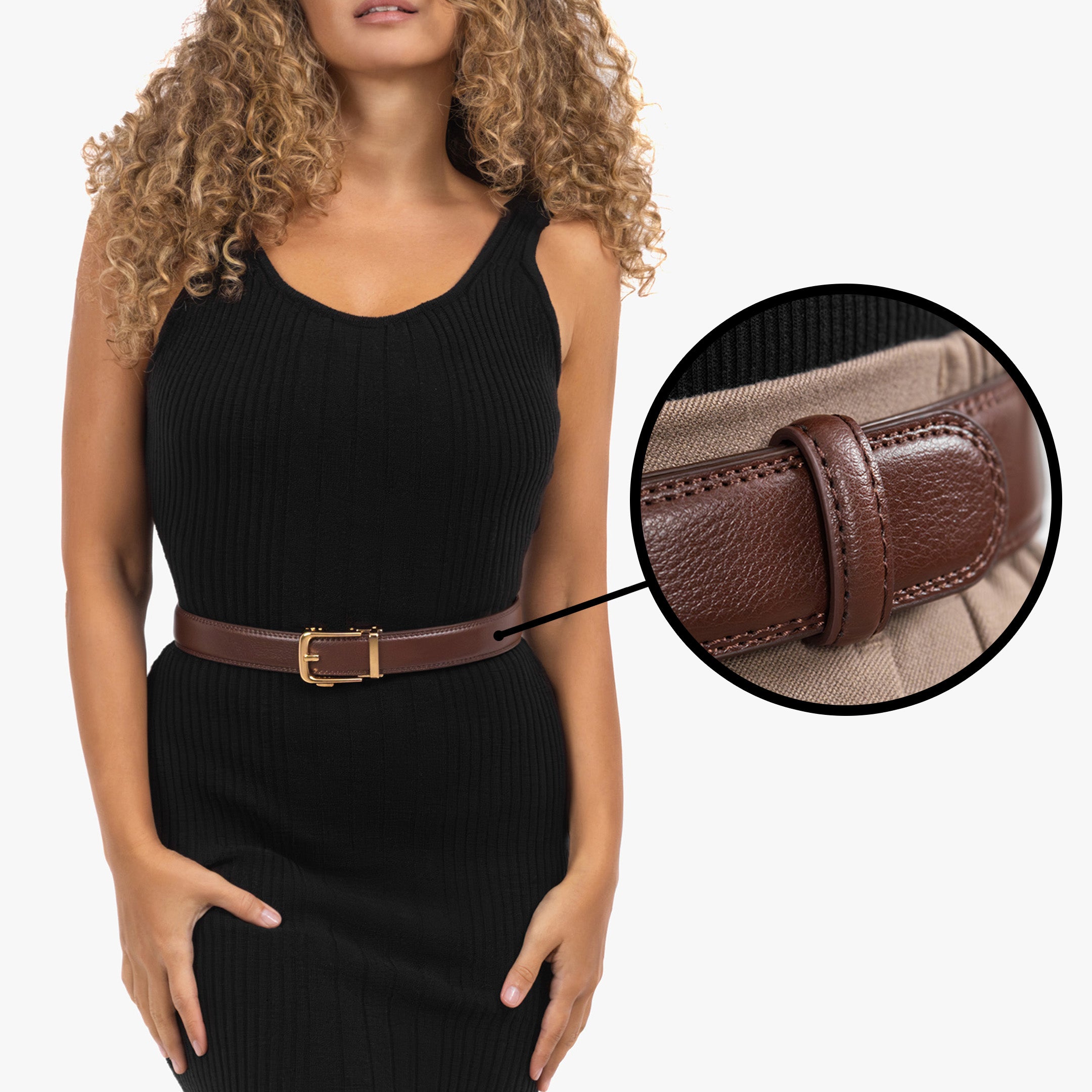 Classic Belt - Marrone (vegan)