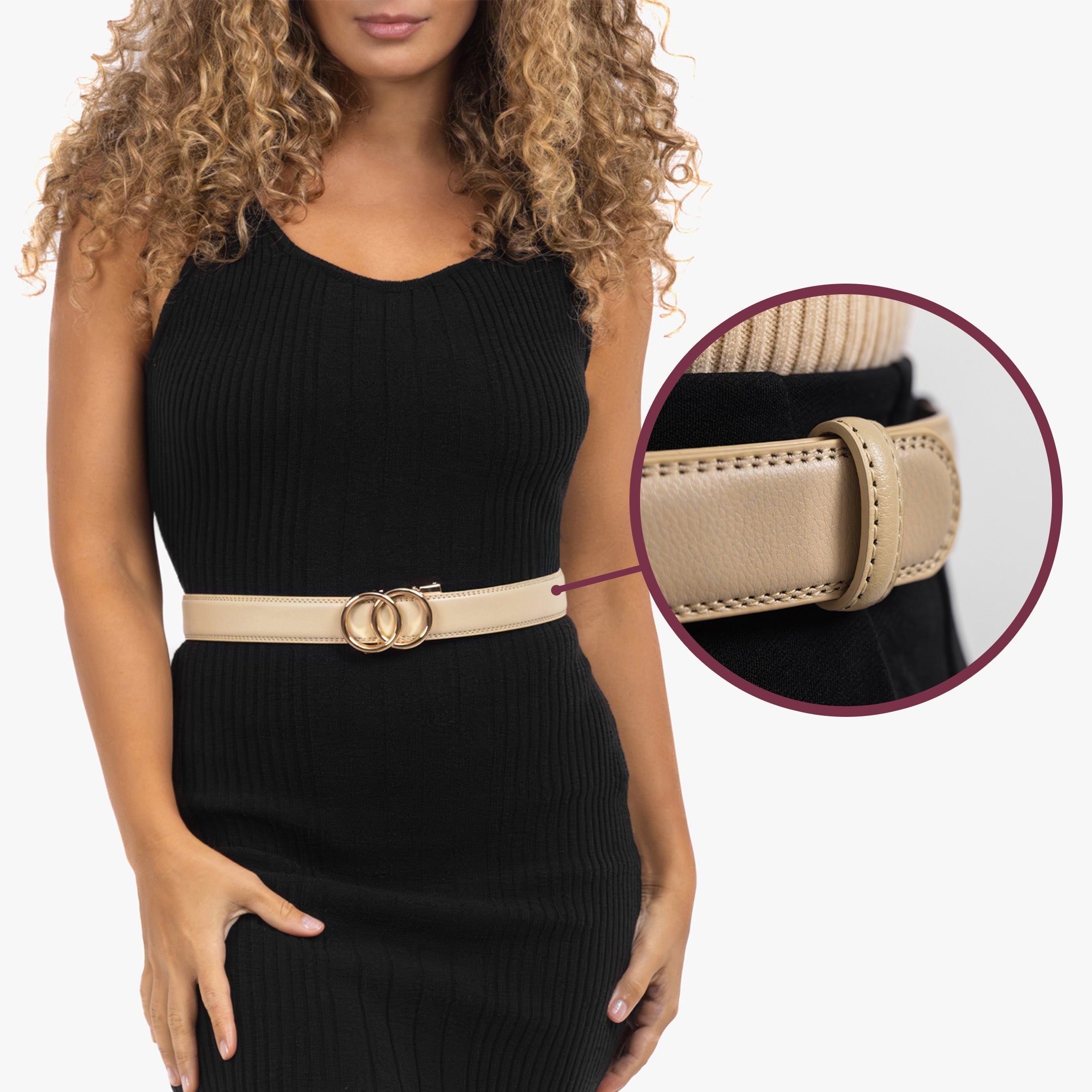 Modern Belt - Beige