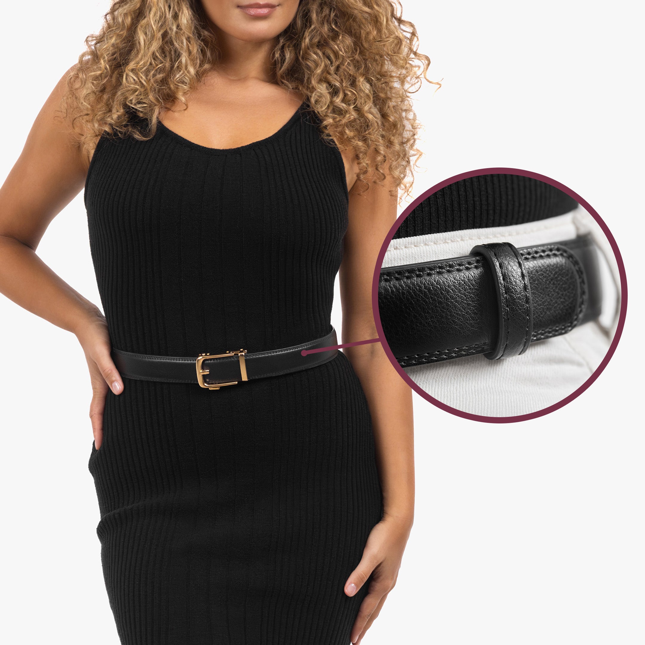 Classic Belt - Nero (vegan)