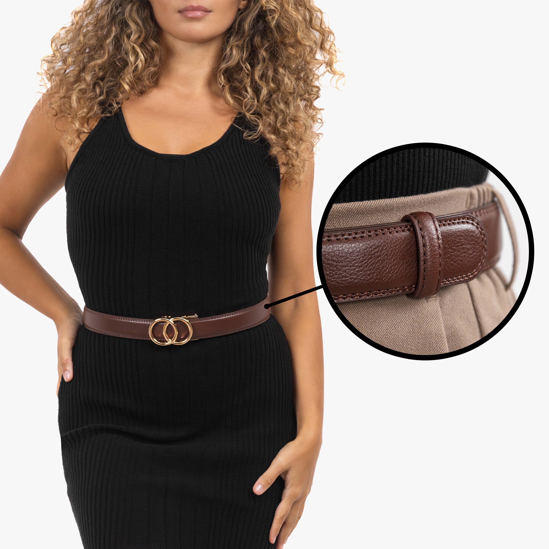 Modern Belt - Marrone (vegan)