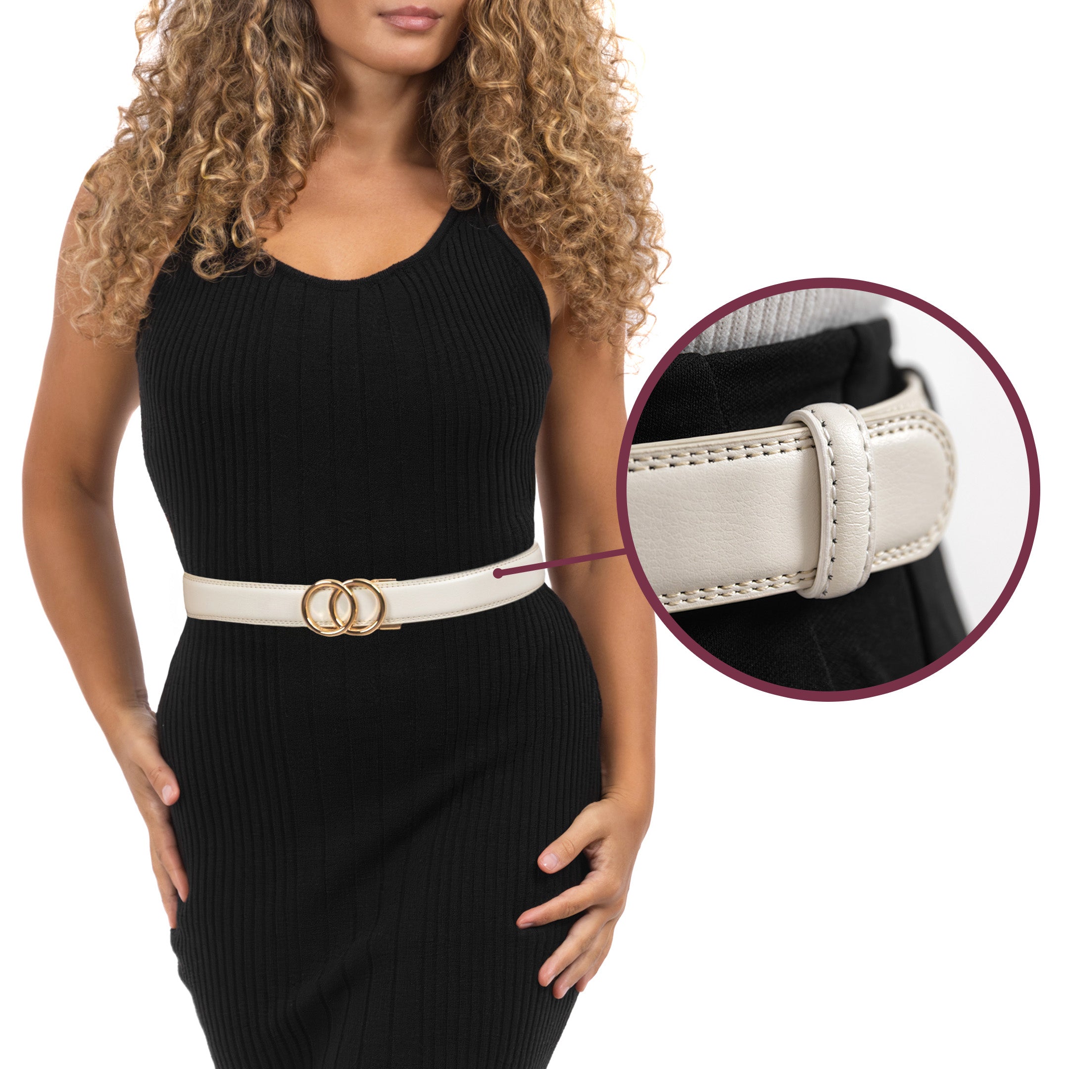 Modern Belt – Bianca (vegan)