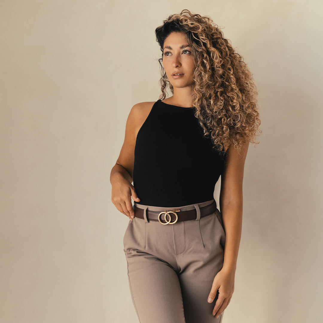 Modern Belt - Marrone (vegan)