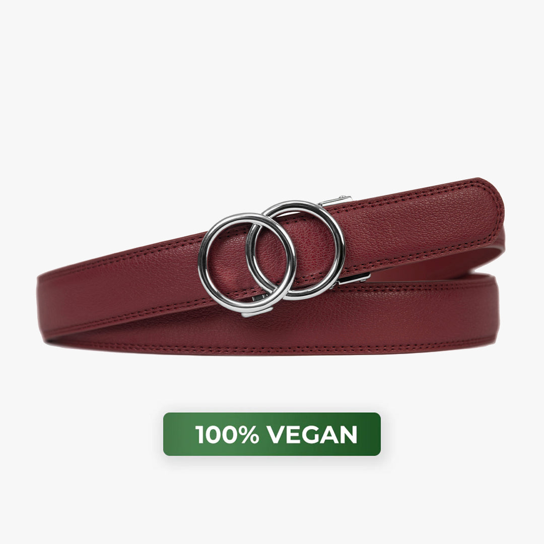 Modern Belt - Bordeaux (vegan)
