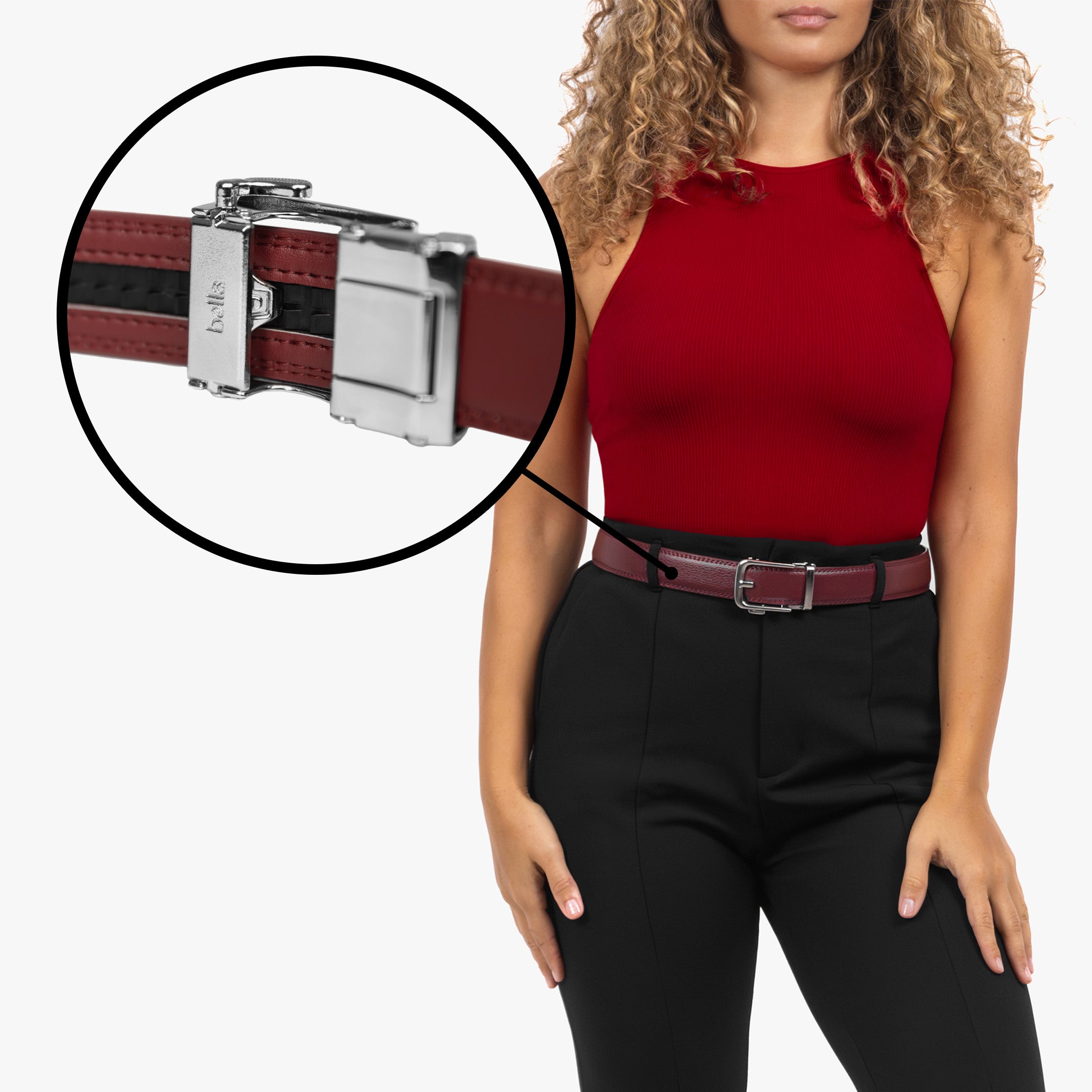 Classic Belt - Bordeaux