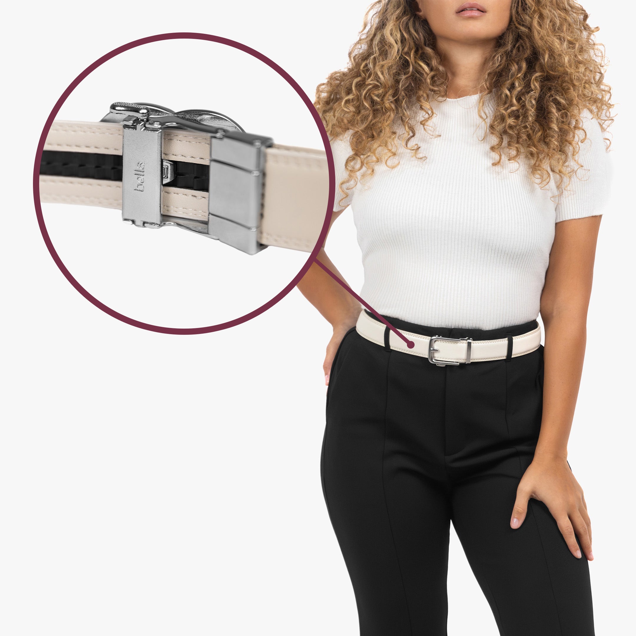 Classic Belt - Bianca (vegan)