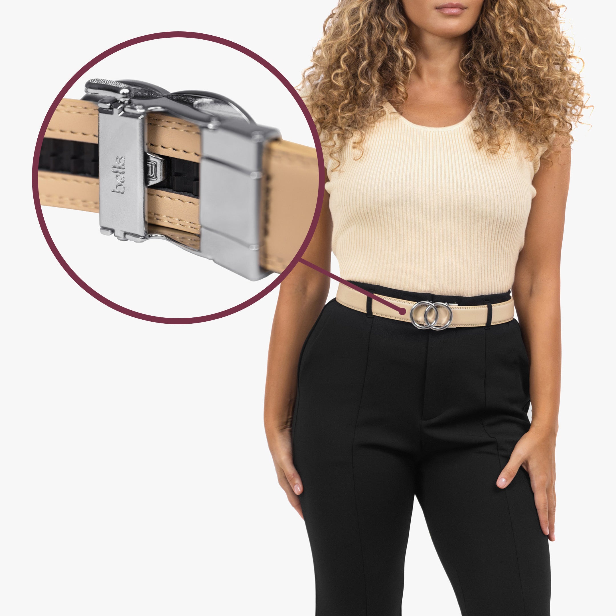 Modern Belt - Beige