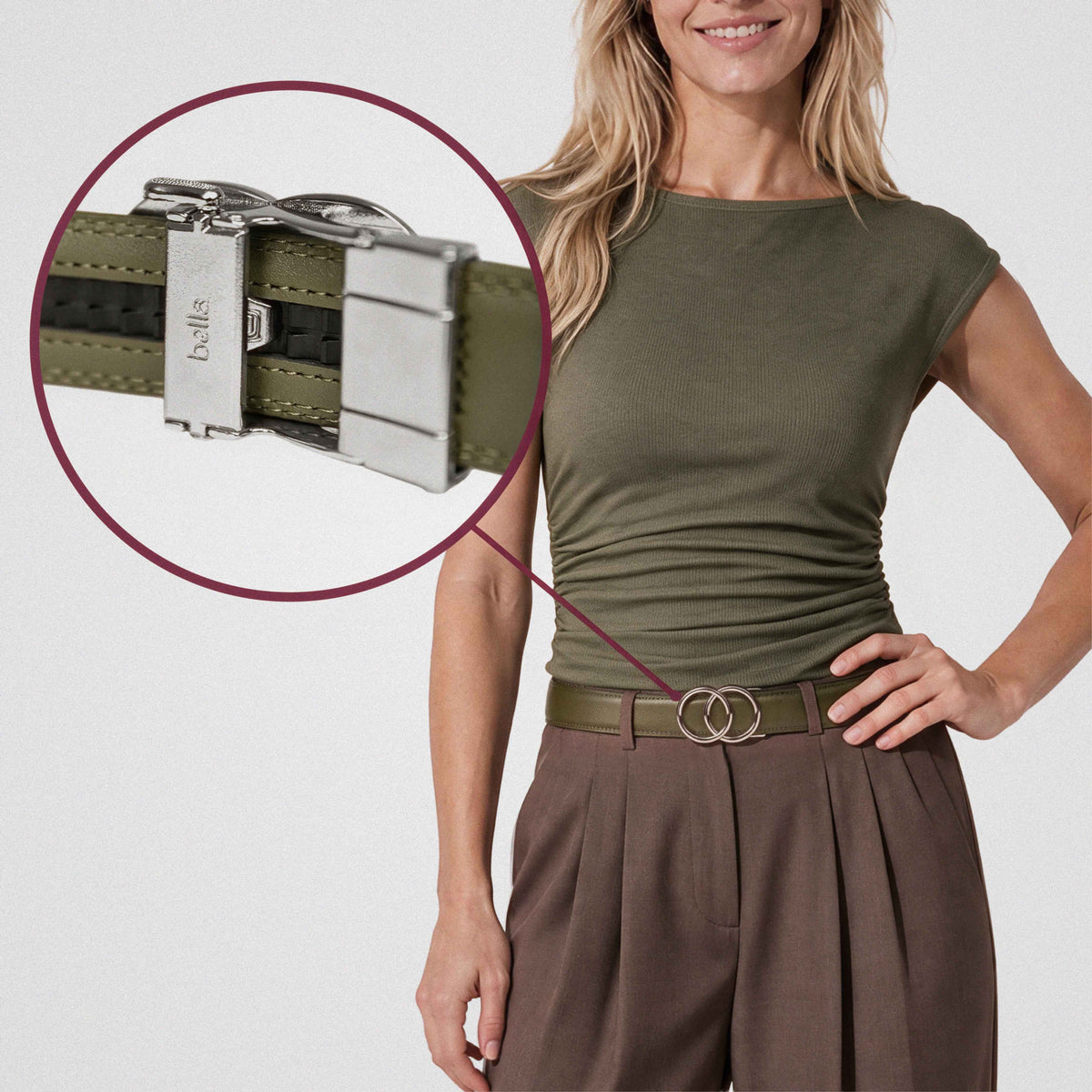 Modern Belt - Verde Oliva